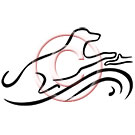 Vector Horse Art Logo - Dressage/Jumper Heart Logo