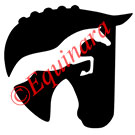 Vector Horse Art Logo - Dressage/Jumper Silhouette