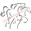 Vector Horse Art Logo