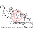 Vector Horse Art Logo - Two Romping Bucking Horses - High Time Photography Logo