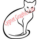 Cat Profile Vector Art