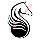 Horse Wings Globe Pegasus Vector Art Logo