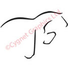 Vector Horse Art Logo - Dressage/Jumper Arc Logo