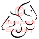 Vector Mirrored Horse Swirl